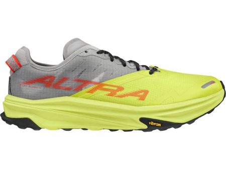 Chaussures de Sport pour Homme Altra Mont Blanc Carbon Jaune Gris Hot on Sale