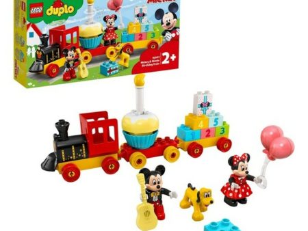 Playset Duplo Mickey and Minnie Birthday Train Lego 10941 Multicouleur Online now