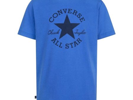 T shirt à manches courtes Enfant Converse Sustainable Core Sse Bleu Discount