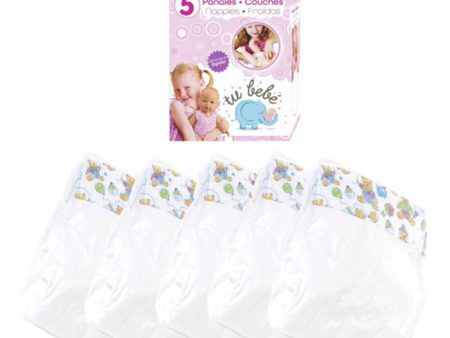 Accessoires pour poupées Diapers Box RosaToys Fashion